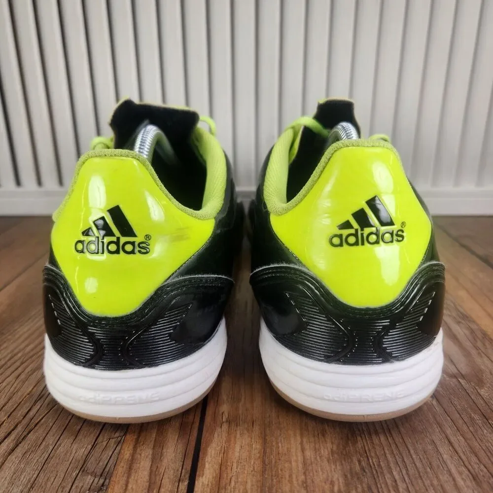 Adidas F50 Adizero TRX Mens Sz 12 Black Green Indoor Soccer Boots Shoes U41856